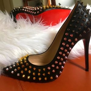 Womens Christian Louboutin Louis Flat Veau Velours